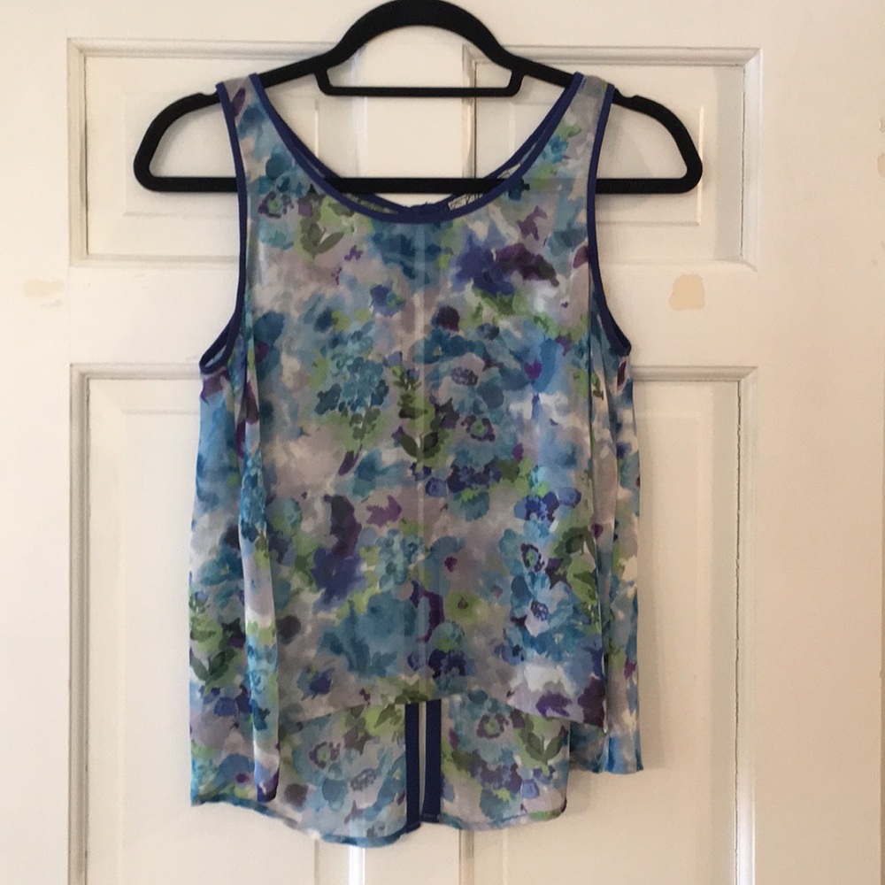Floral tank top